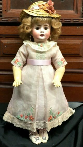 RARE Bahr & Proschild 224 Cabinet Doll - MARY ANN HALL COL.  Antique Bisque German 4