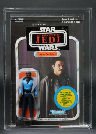 Star Wars Vintage Lando Calrissian 47 Back Transitional Afa 75 (75/80/80) Moc