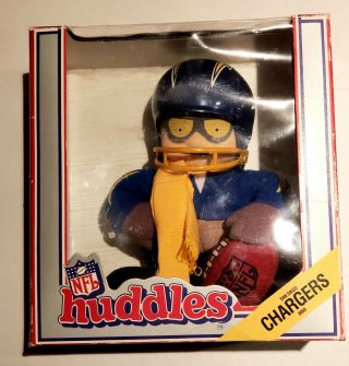 Vintage 1983 San Diego Chargers Nfl Huddles Plush Doll Tudor Games