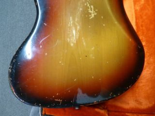 Vintage 1970 ' s Fender Jazz Bass w\OHSC 6