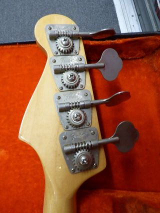 Vintage 1970 ' s Fender Jazz Bass w\OHSC 9