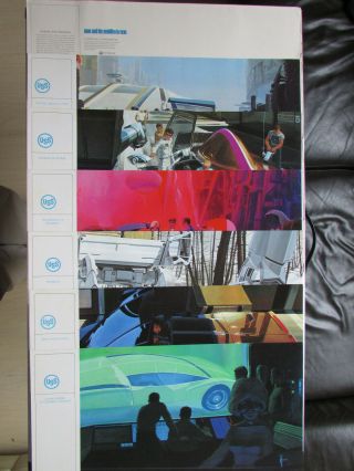 COMPLETE SET OF 1969 SYD MEAD PORTFOLIOS FOR US STEEL RARE ATTENTION: BONUS 4