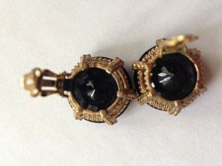 STEPHEN DWECK FACETED ONYX GORGEOUS EARRINGS Signed Marked 925 2