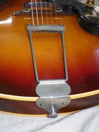 Vintage 62 - 63 Gibson ES - 120t Thinline Sunburst Semi Hollow Electric Guitar 4