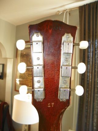 Vintage 62 - 63 Gibson ES - 120t Thinline Sunburst Semi Hollow Electric Guitar 6