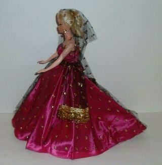 Vintage Barbie Clone Premier Babs Wendy Elite Babs Tressy Rose & Black Gown Gorg