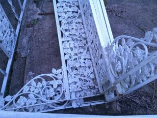 VINTAGE WROUGHT IRON PORCH COLUMNS AND RAILINGS 3