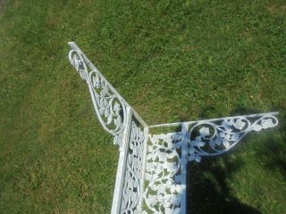 VINTAGE WROUGHT IRON PORCH COLUMNS AND RAILINGS 9