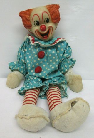 Vintage Knickerbocker Bozo The Clown Doll