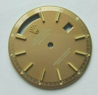 Vintage 60s Rolex Day - Date Ref.  1803 Yellow Gold Stella Mocha Color Dial Part 2