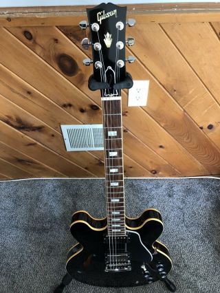 Gibson ES - 335 Traditional Semi - Hollow Vintage Ebony Electric Guitar 2018 9