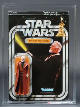 Star Wars Vintage Canadian Ben Kenobi 20 Back - B Afa 80 (80/80/80) Unpunched Moc