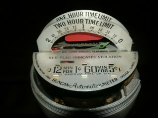 Rare Duncan Automaton Dome Penny Parking Meter All Orig. 4