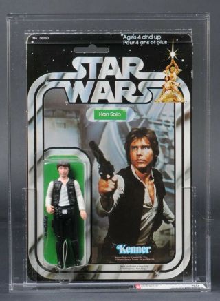 Star Wars Vintage Canadian Han Solo 20 Back - B Afa 80 (80/85/85) Moc