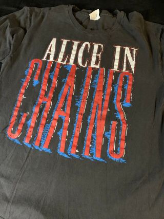 Vintage Very Rare Alice In Chains Shirt Size Xl Nirvana Soundgarden Pearl Jam