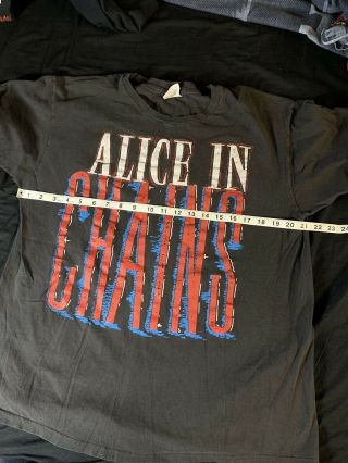 Vintage Very Rare Alice In Chains Shirt Size Xl Nirvana Soundgarden Pearl Jam 4