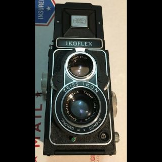 Vintage Germany Made Zeiss Ikon Ikoflex Film Camera Tessar F3.  5 75mm Lens -