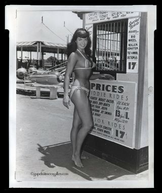Bunny Yeager Vintage Bettie Page Camera Negative @ Funland Amusement Park Iconic 2