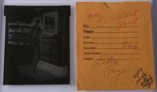 Bunny Yeager Vintage Bettie Page Camera Negative @ Funland Amusement Park Iconic 3