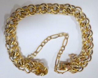 Vintage 1960s 10k Gold Charm Bracelet Hallmark 20 Grams