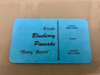 Fresh Blueberry Pancake 