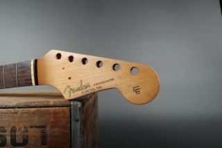 Vintage 1963 Fender Stratocaster Neck Rosewood Fretboard Clay Dots w/ Kluson 4
