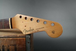 Vintage 1963 Fender Stratocaster Neck Rosewood Fretboard Clay Dots w/ Kluson 7