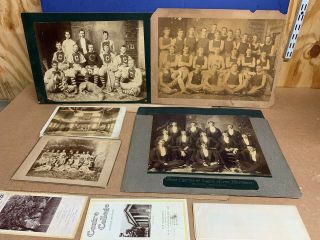 Rare Antique Items Center College Photos Football,  Baseball,  Fraternity,  1920 