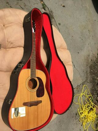 Vintage Harmony Sovereign H1260 Acoustic Guitar W/original Case -