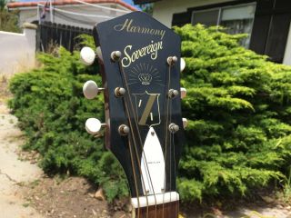 Vintage Harmony Sovereign H1260 Acoustic Guitar w/Original Case - 2