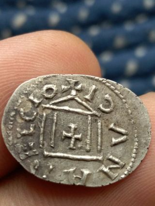 medieval silver coin KAROLINGER PIPINVS REX 2
