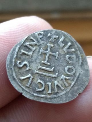 Medieval Silver Coin Karolinger Ludovicus