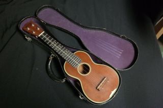 Vintage Martin 1950 - 1960’s Style 3 Mahogany Ukulele With Case