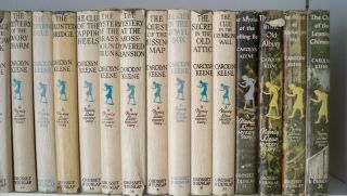 Vintage Set of NANCY DREW MYSTERY STORIES - Vol.  1 - 54 Copyright 1930 - 1977 3