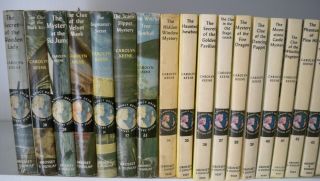 Vintage Set of NANCY DREW MYSTERY STORIES - Vol.  1 - 54 Copyright 1930 - 1977 4