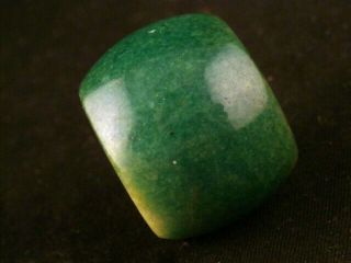 Wow Chinese Green Jade Thumb Ring B006