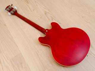 1965 Gibson EB - 2 Vintage Hollowbody Electric Bass Guitar Cherry w/ Case 11