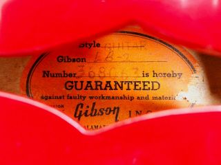 1965 Gibson EB - 2 Vintage Hollowbody Electric Bass Guitar Cherry w/ Case 6