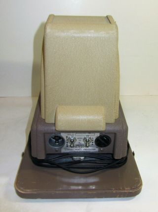 VINTAGE SAWYER ' S VIEWMASTER STEREO - MATIC 500 3 - D PROJECTOR WITH CASE GREAT 4