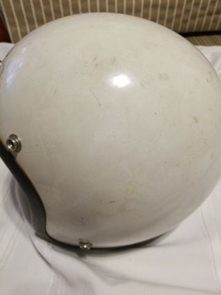 Vintage 1968 Bell 500 - TX Bell - Toptex 500 - TX White Size 7 1/4 3