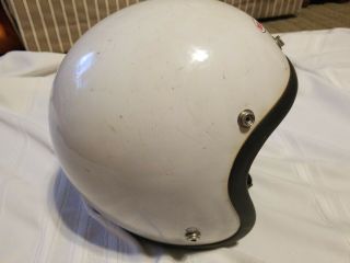 Vintage 1968 Bell 500 - TX Bell - Toptex 500 - TX White Size 7 1/4 6