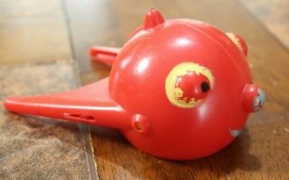 Vintage Tigrett Industries " Little Orby " Red Pull String Toy