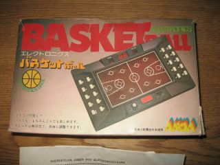 Anoa Japan Made - Vintage - Handheld - Electronics Basketball - Game Console - 1970´s.