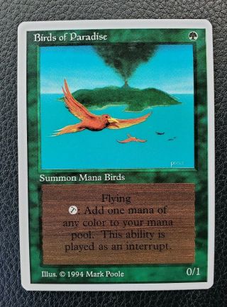 Vintage Magic | Mtg Summer Magic Birds Of Paradise,