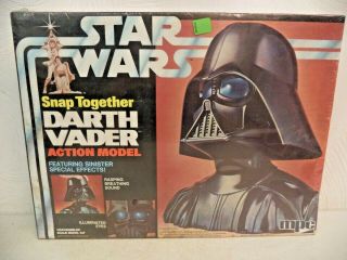 Vintage 1978 Mpc Star Wars Snap Together Darth Vader Action Model