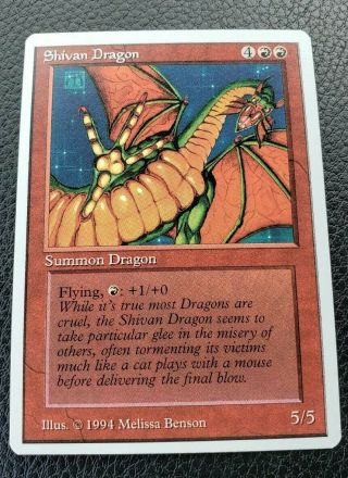 Vintage Magic | MTG Summer Magic Shivan Dragon, 5