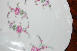 WONDERFUL WAWEL POLAND DECORATED FLOWERS ROSES SPRAYS MEDIUM SALAD SNACK PLATE 6 4