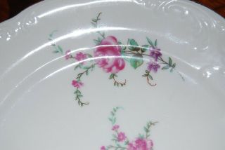 WONDERFUL WAWEL POLAND DECORATED FLOWERS ROSES SPRAYS MEDIUM SALAD SNACK PLATE 6 8