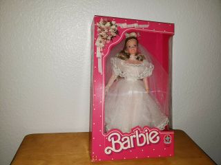 Vintage Estrela Barbie Bride - Um De Amor Em Nuvens De Branco - Mattel - Mib