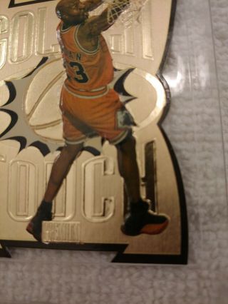 Michael Jordan 1997 - 98 Skybox Premium Golden Touch Rare Die Cut 5